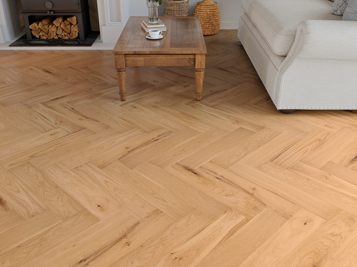 Fernie-15/4 Engineered Oak-Herringbone image 0