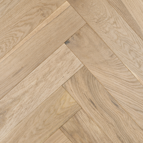 Natures Own-14/3 Ghost Handscraped &amp; Lacquered-Herringbone image 0