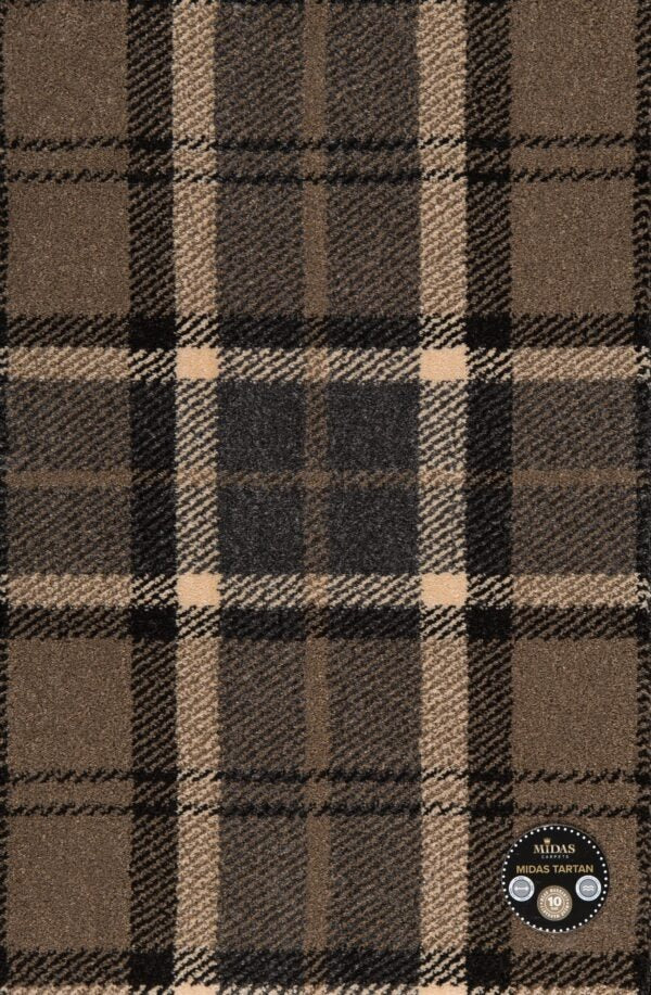 Midas Tartan-Black Beige image 0