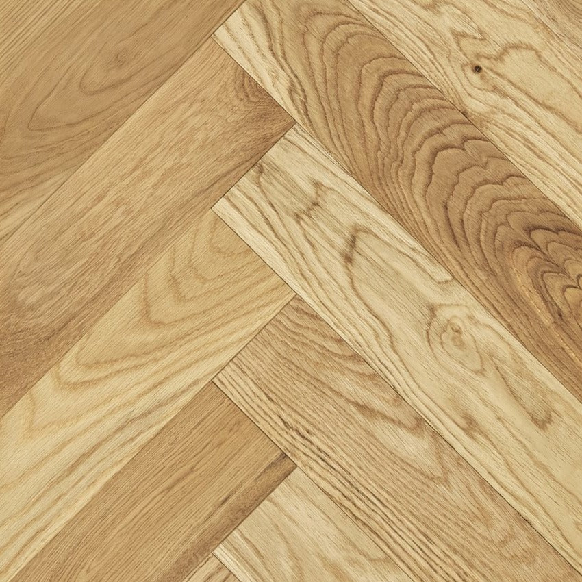Cotswold-14/3 Natural Brushed UV Lacquered-Herringbone (90mm) image 0