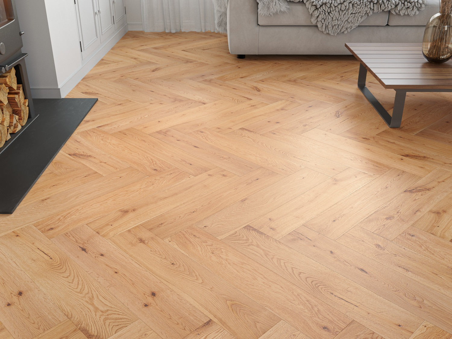 Nelson-15/4 Engineered Oak-Herringbone image 0