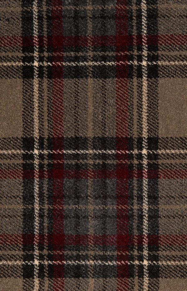 Midas Tartan-Grey Red image 0