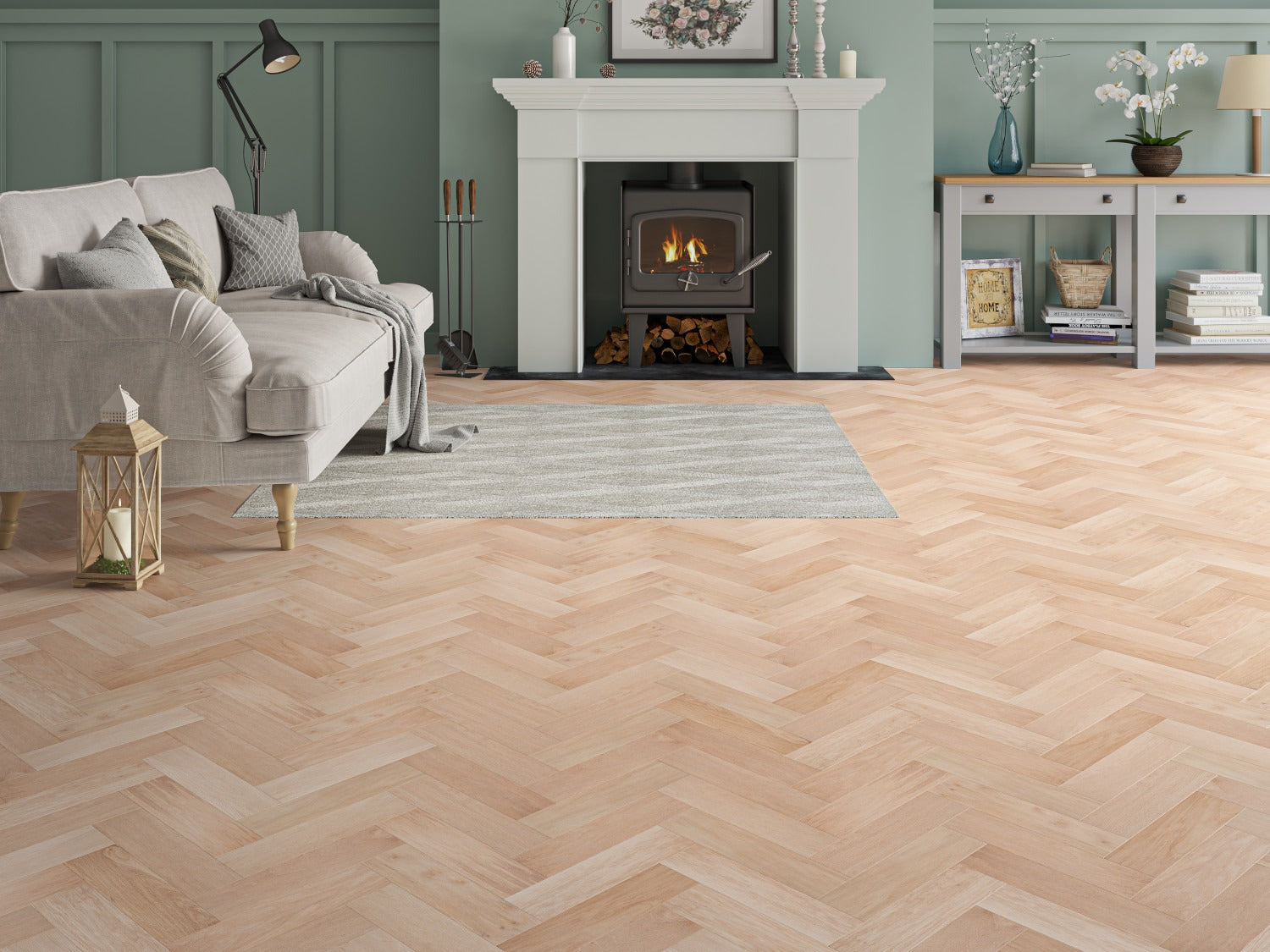 Banff-10/3 Engineered Oak-Herringbone image 1