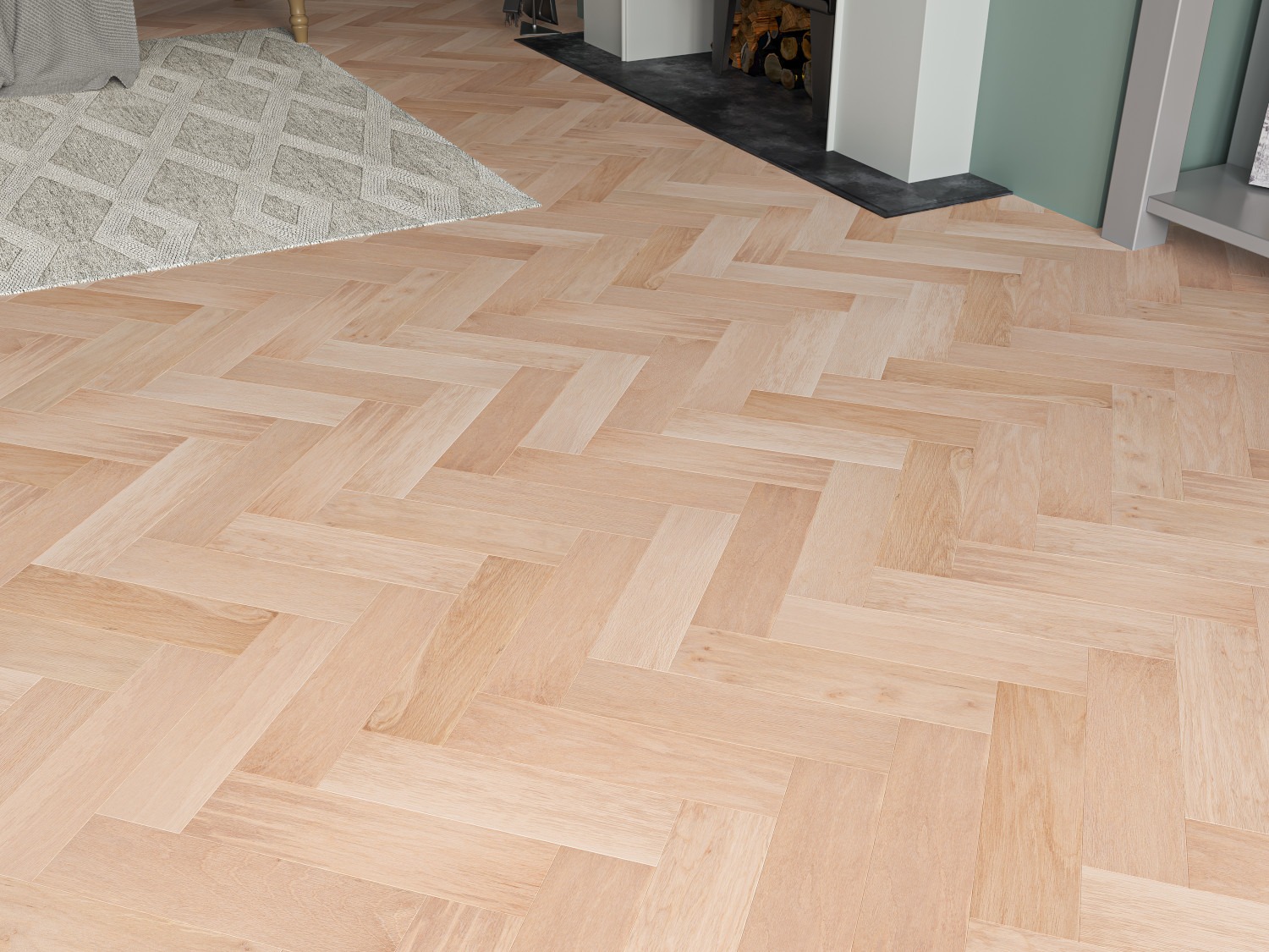 Banff-10/3 Engineered Oak-Herringbone