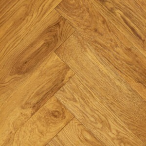Cotswold-14/3 Brushed UV Lacquered Golden Glow-Herringbone (90mm)